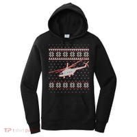 Helicopter Pilot Xmas Aviation Ugly Christmas Gift Women's Hoodie thumb 0