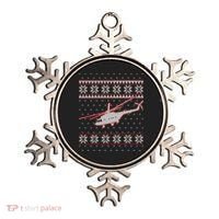 Helicopter Pilot Xmas Aviation Ugly Christmas Gift Ornament thumb 0