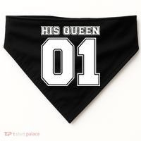 His Queen 01 Sport Couple USA-Made Doggie Bandana thumb 0
