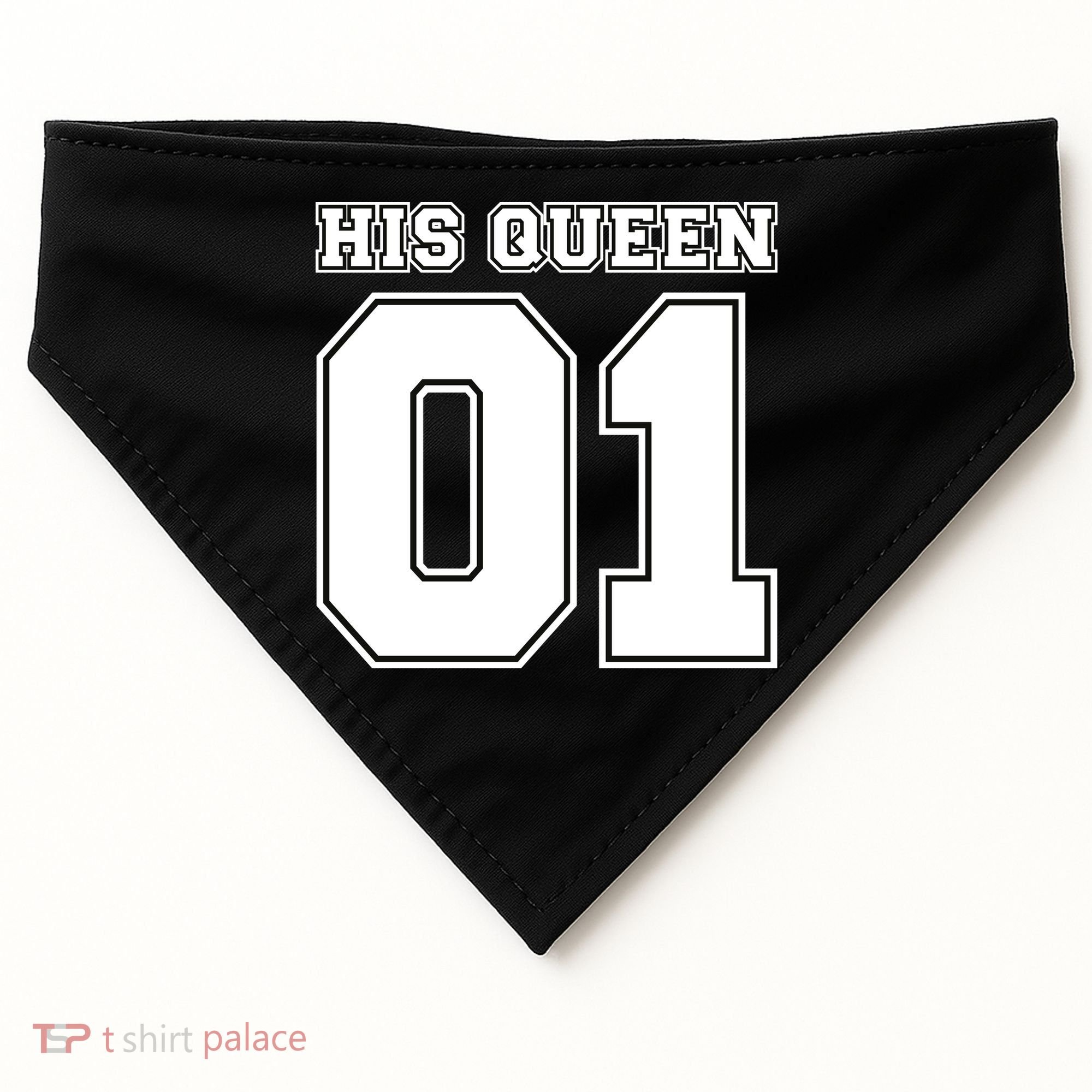 His Queen 01 Sport Couple USA-Made Doggie Bandana
