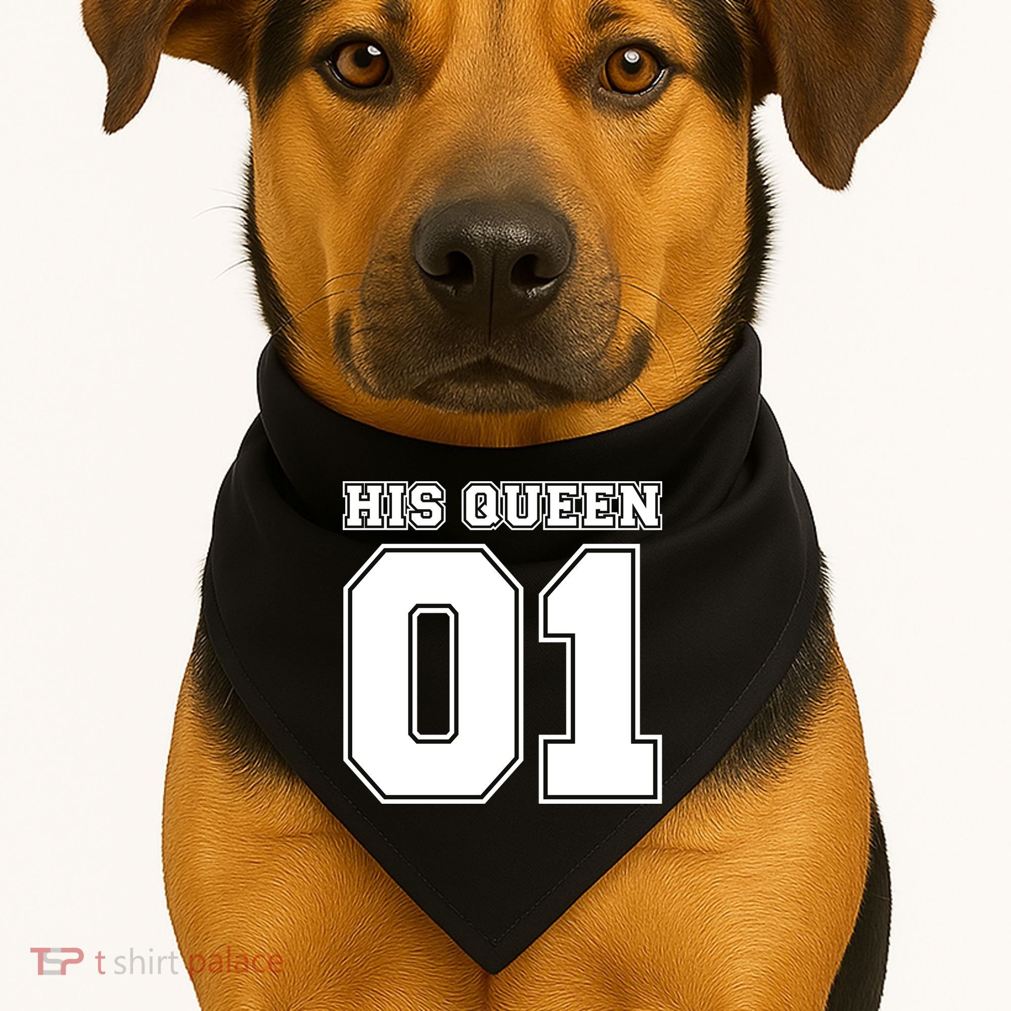 His Queen 01 Sport Couple USA-Made Doggie Bandana