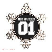 His Queen 01 Sport Couple Ornament thumb 0