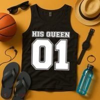 His Queen 01 Sport Couple Tank Top thumb 4