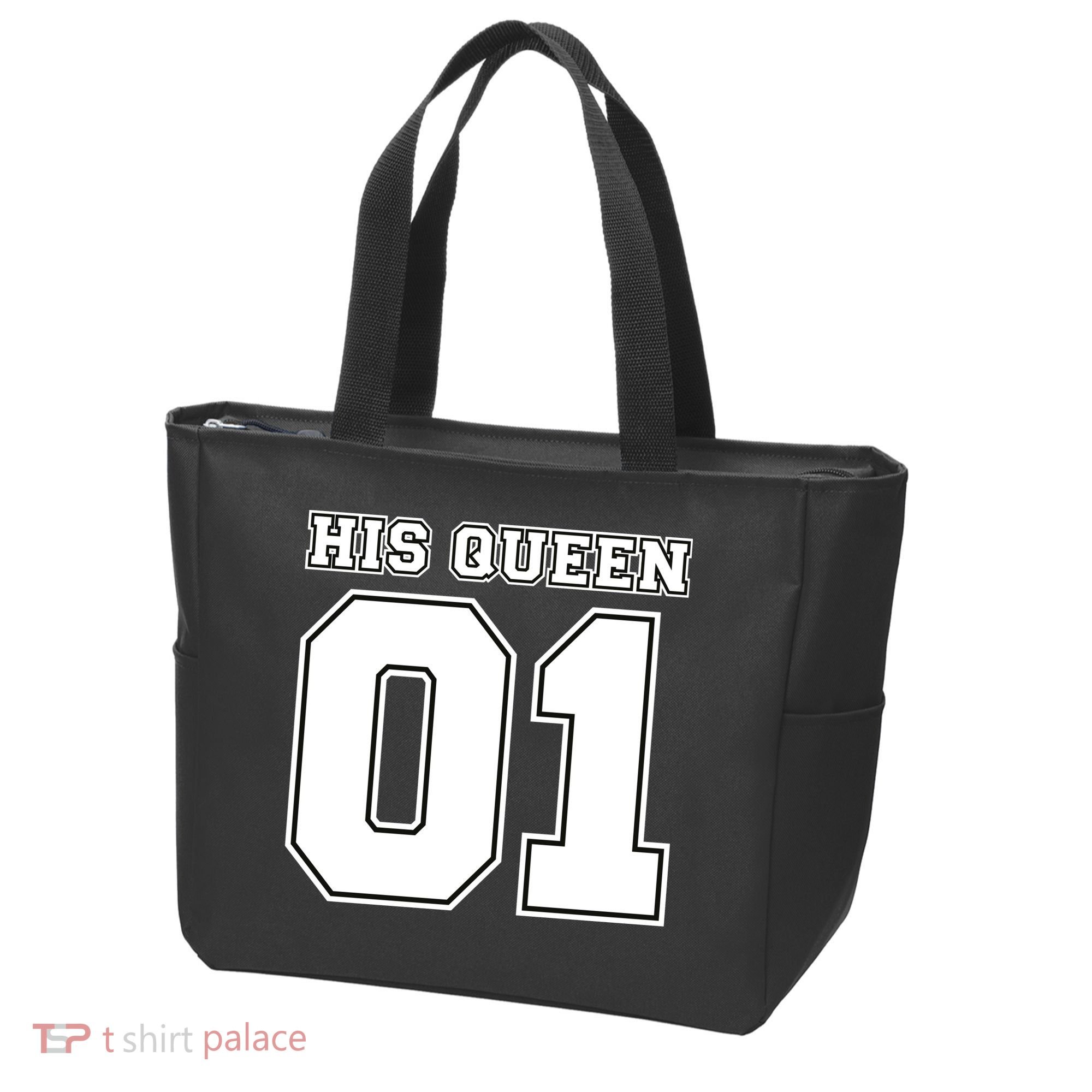 His Queen 01 Sport Couple Tote Bag