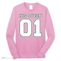 His Queen 01 Sport Couple Long Sleeve Shirt thumb 0