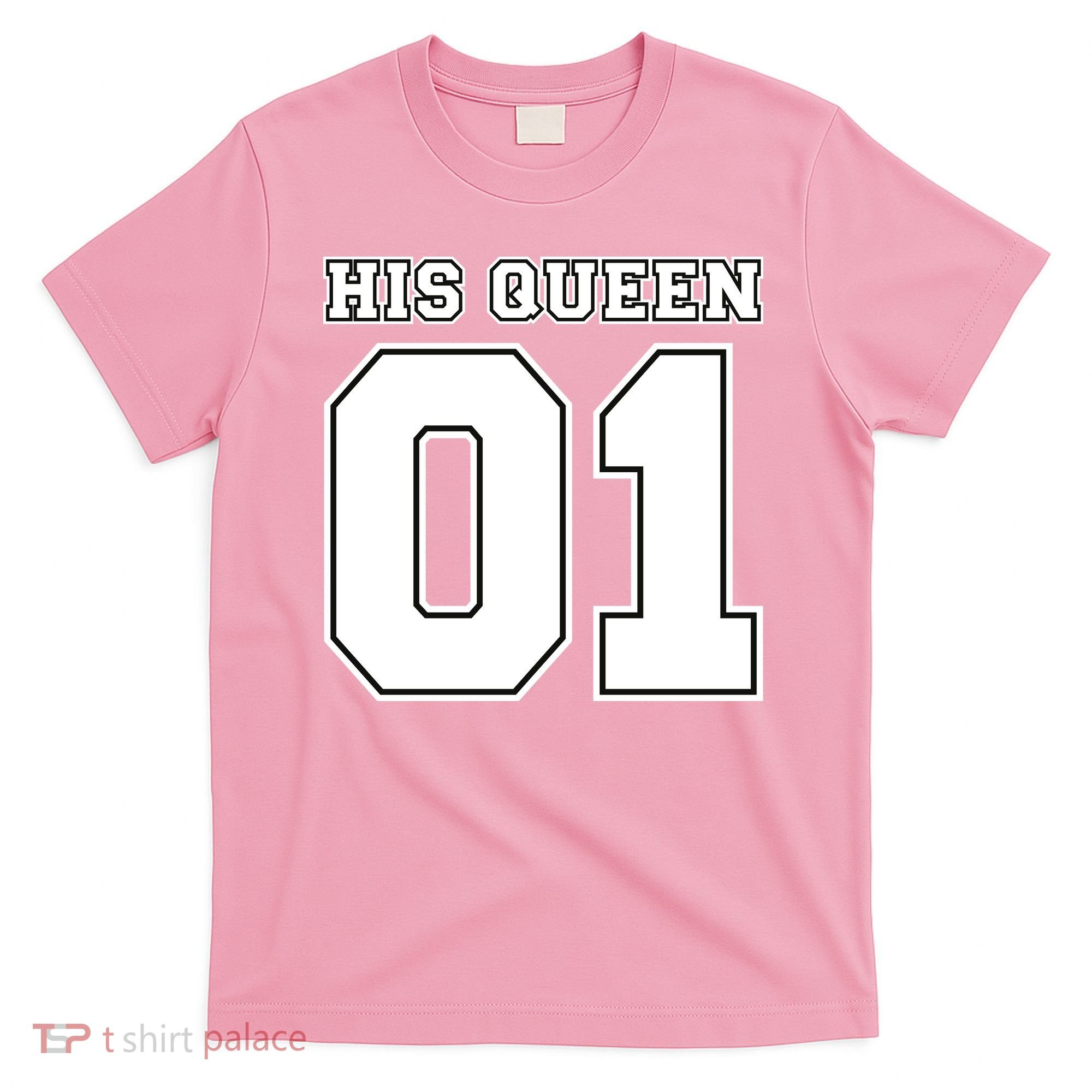 His Queen 01 Sport Couple T-Shirt