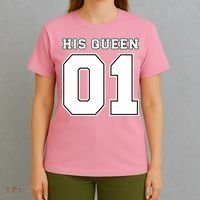 His Queen 01 Sport Couple T-Shirt thumb 4