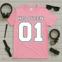 His Queen 01 Sport Couple T-Shirt thumb 5
