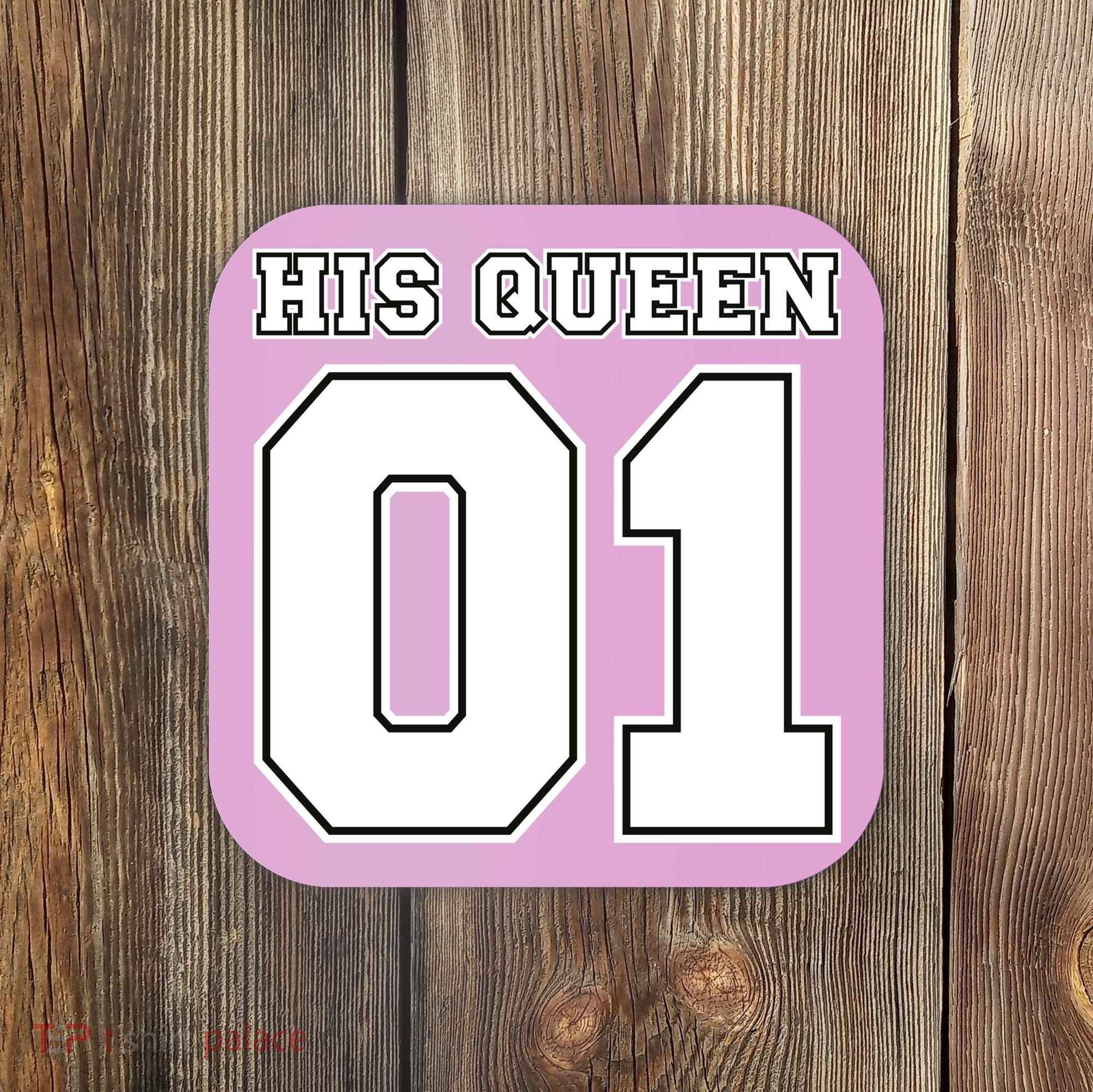 His Queen 01 Sport Couple Coaster