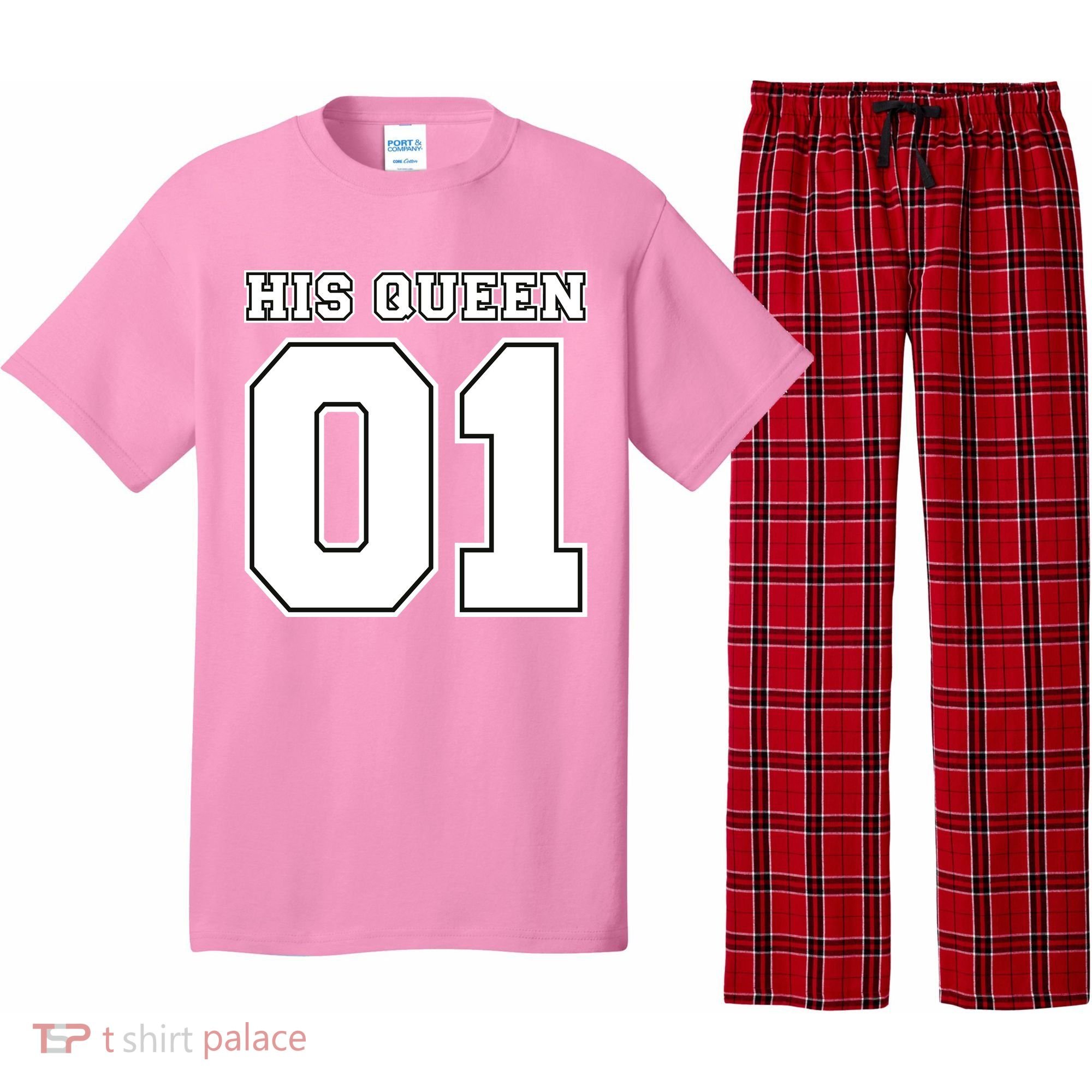 His Queen 01 Sport Couple Pajama Set