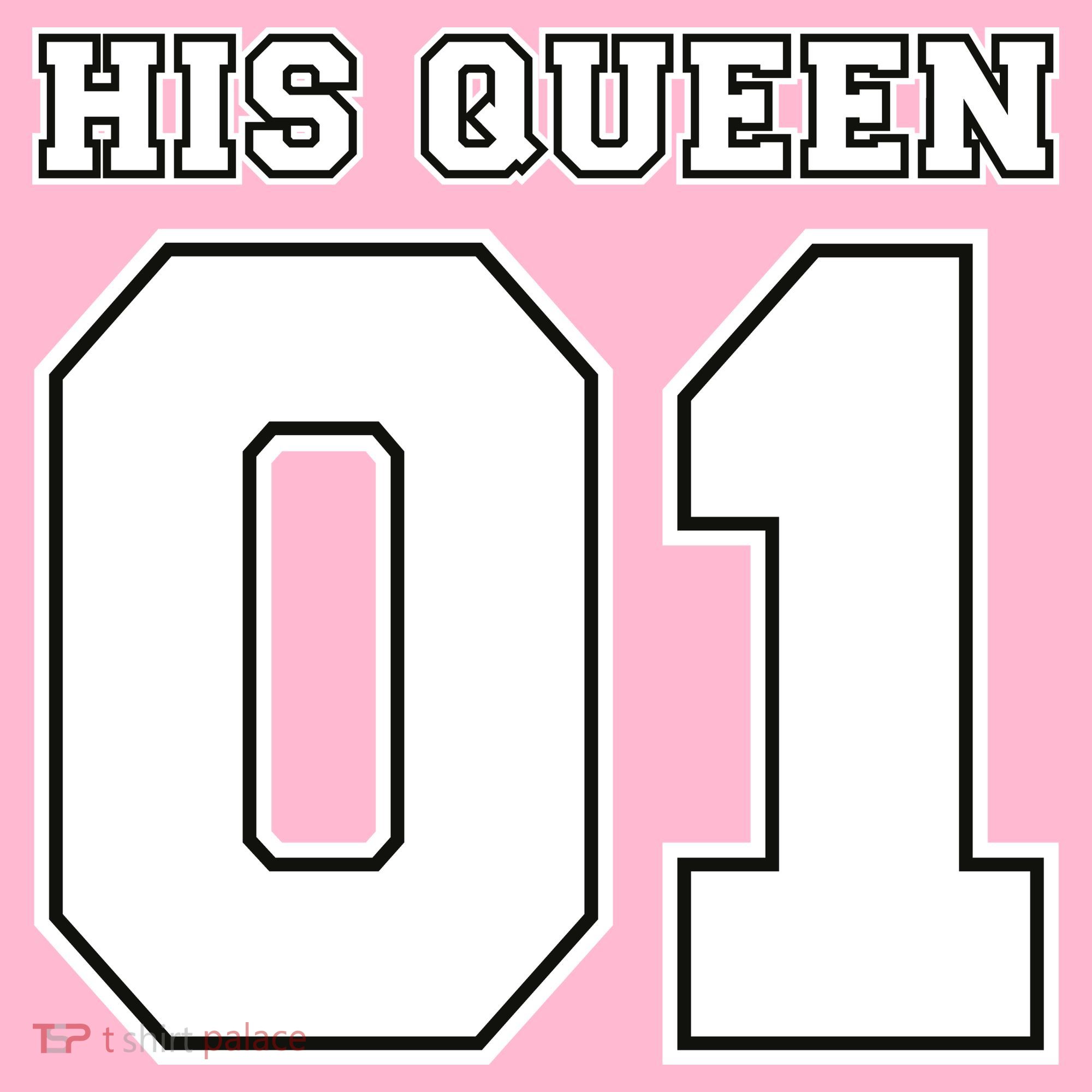 His Queen 01 Sport Couple Mousepad