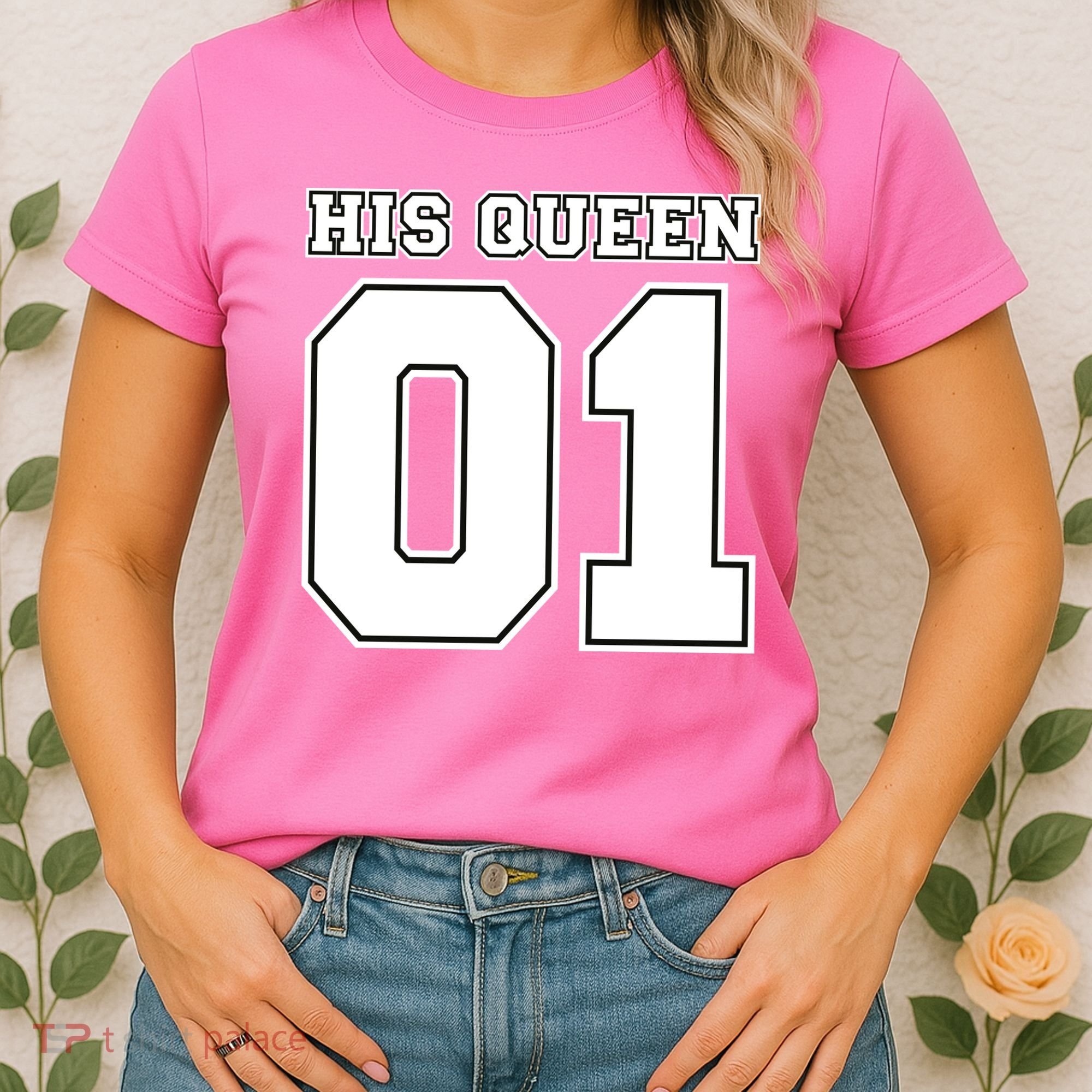 His Queen 01 Sport Couple Women's T-Shirt