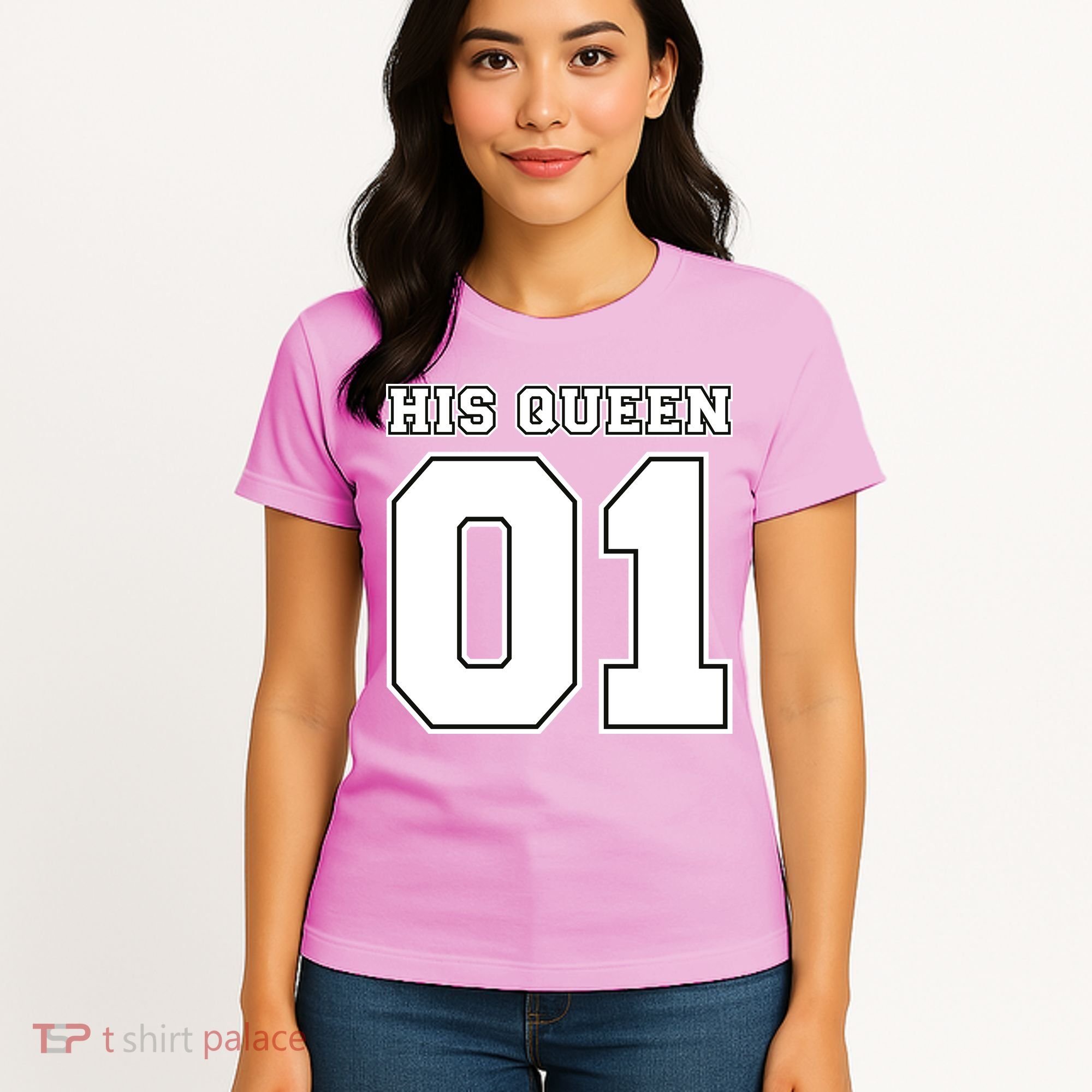 His Queen 01 Sport Couple Women's T-Shirt