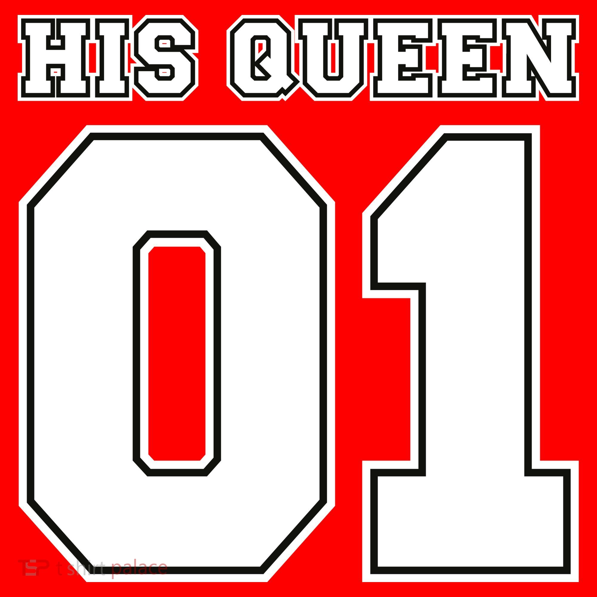 His Queen 01 Sport Couple Santa Hat