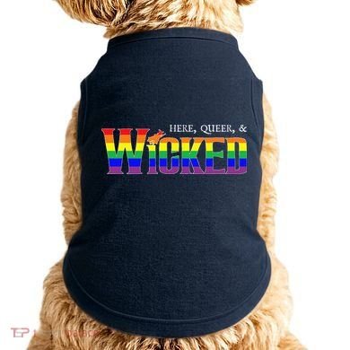 Here Queer And Wicked Lgbt Doggie Tank