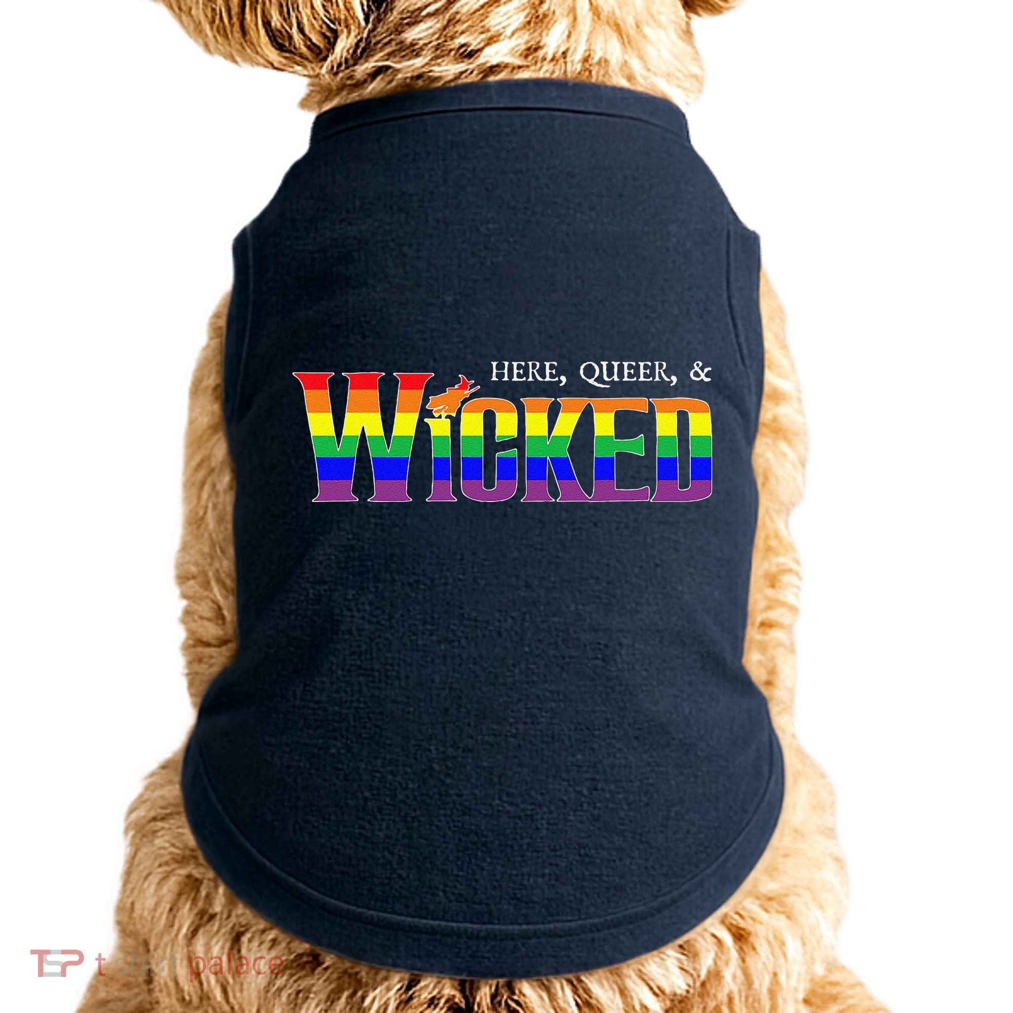Here Queer And Wicked Lgbt Doggie Tank