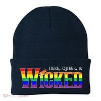 Here Queer And Wicked Lgbt Beanie thumb 0