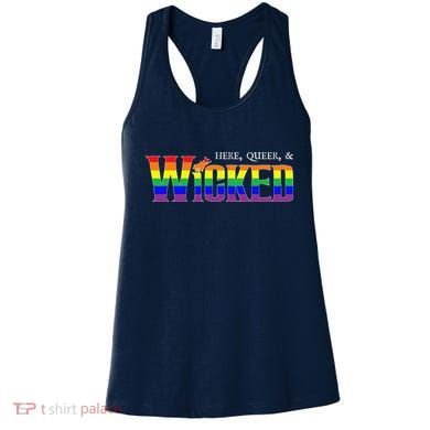 Here Queer And Wicked Lgbt Women's Tank Top