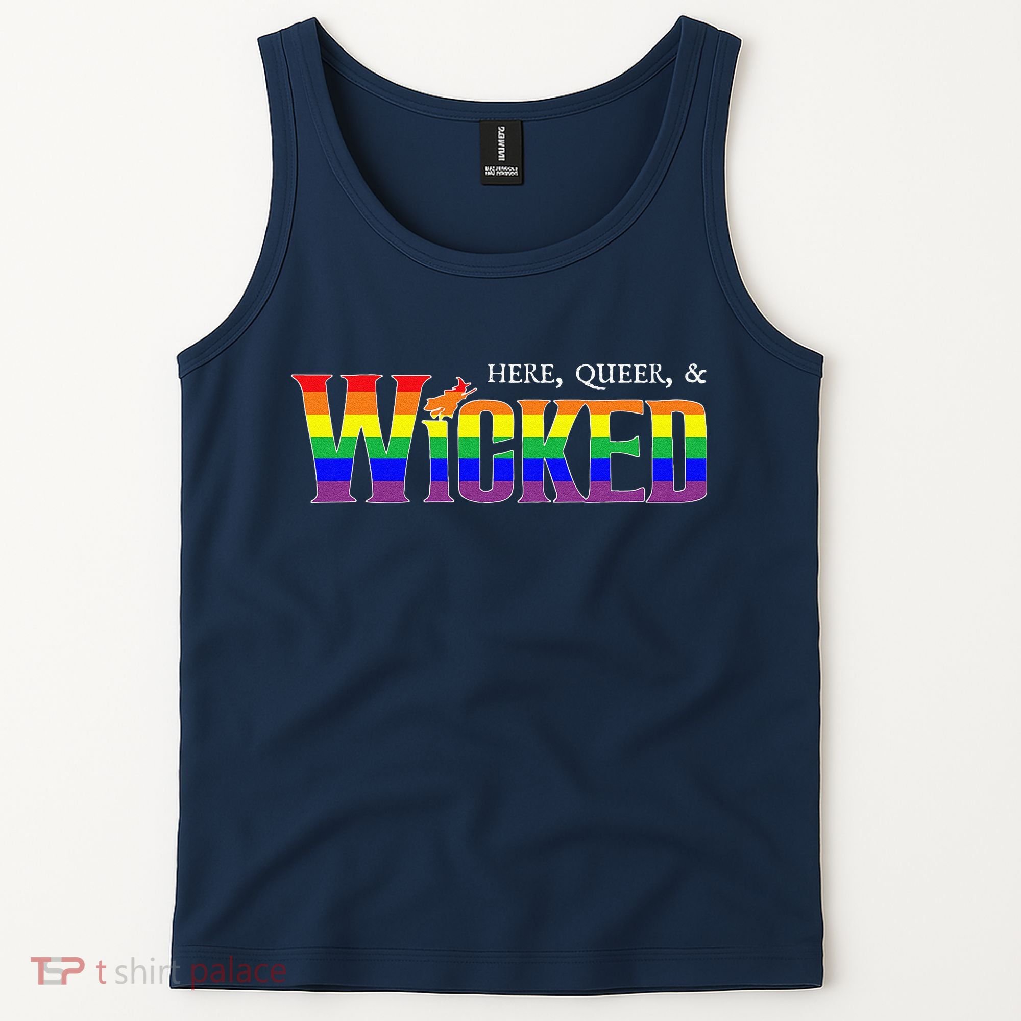Here Queer And Wicked Lgbt Tank Top
