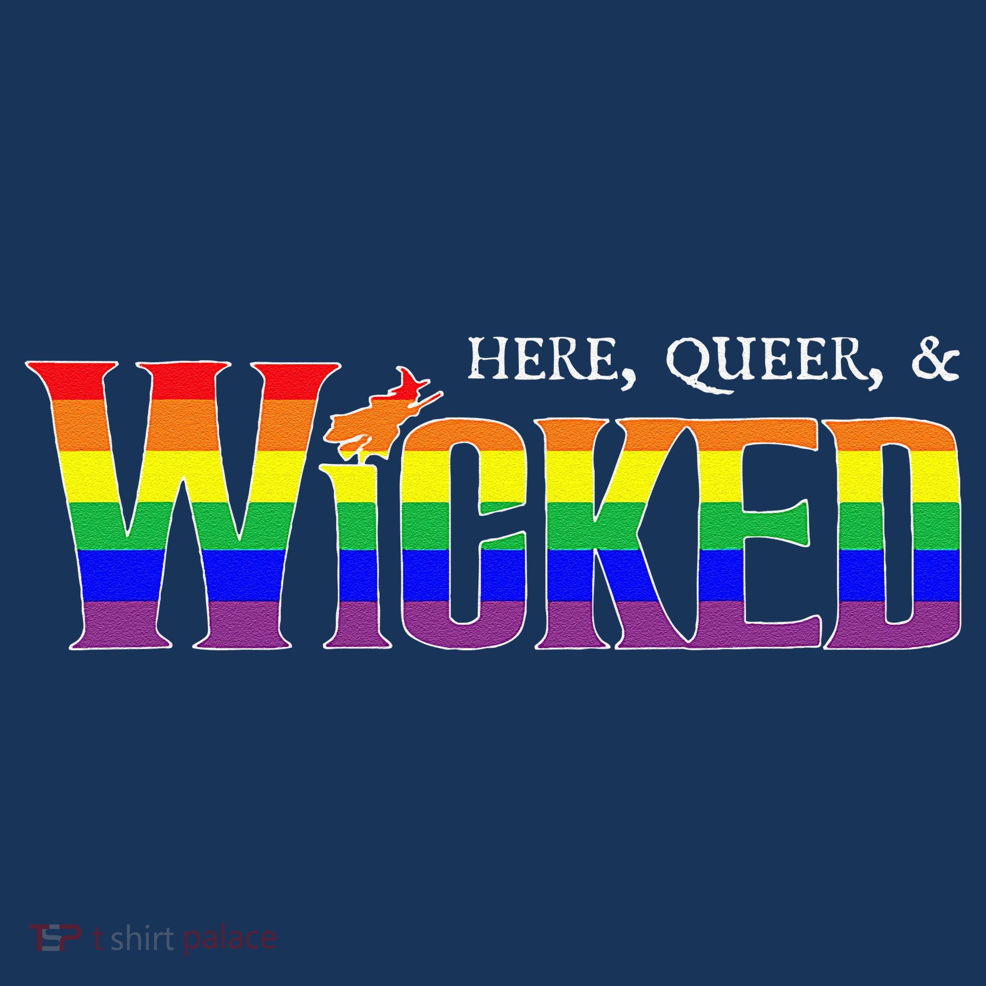 Here Queer And Wicked Lgbt Kids Long Sleeve Shirt