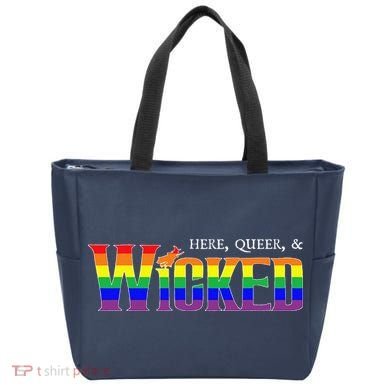 Here Queer And Wicked Lgbt Tote Bag
