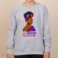 Haitian Queen Black Woman Haiti Independence Day Women's Sweatshirt thumb 0