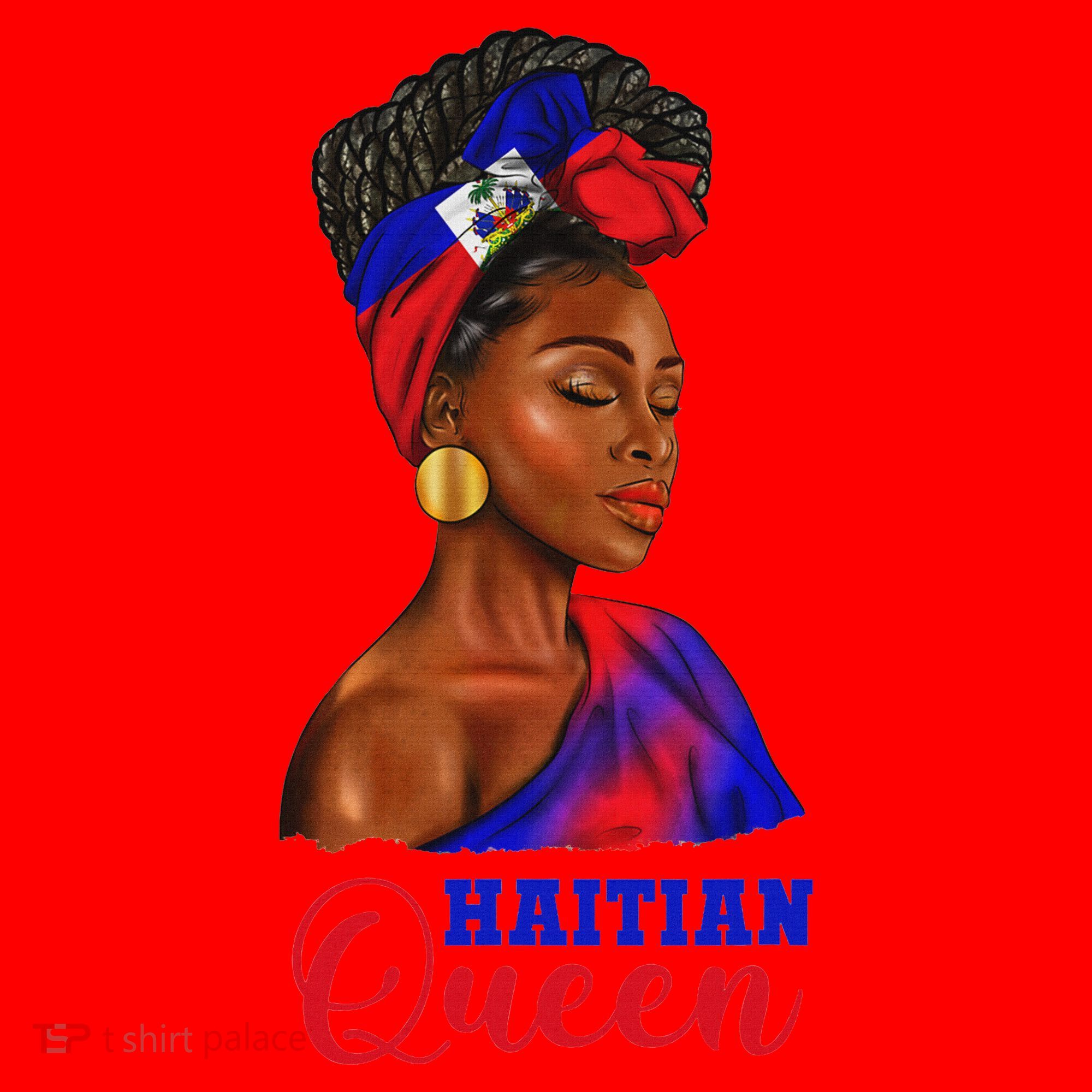Haitian Queen Black Woman Haiti Independence Day Santa Hat