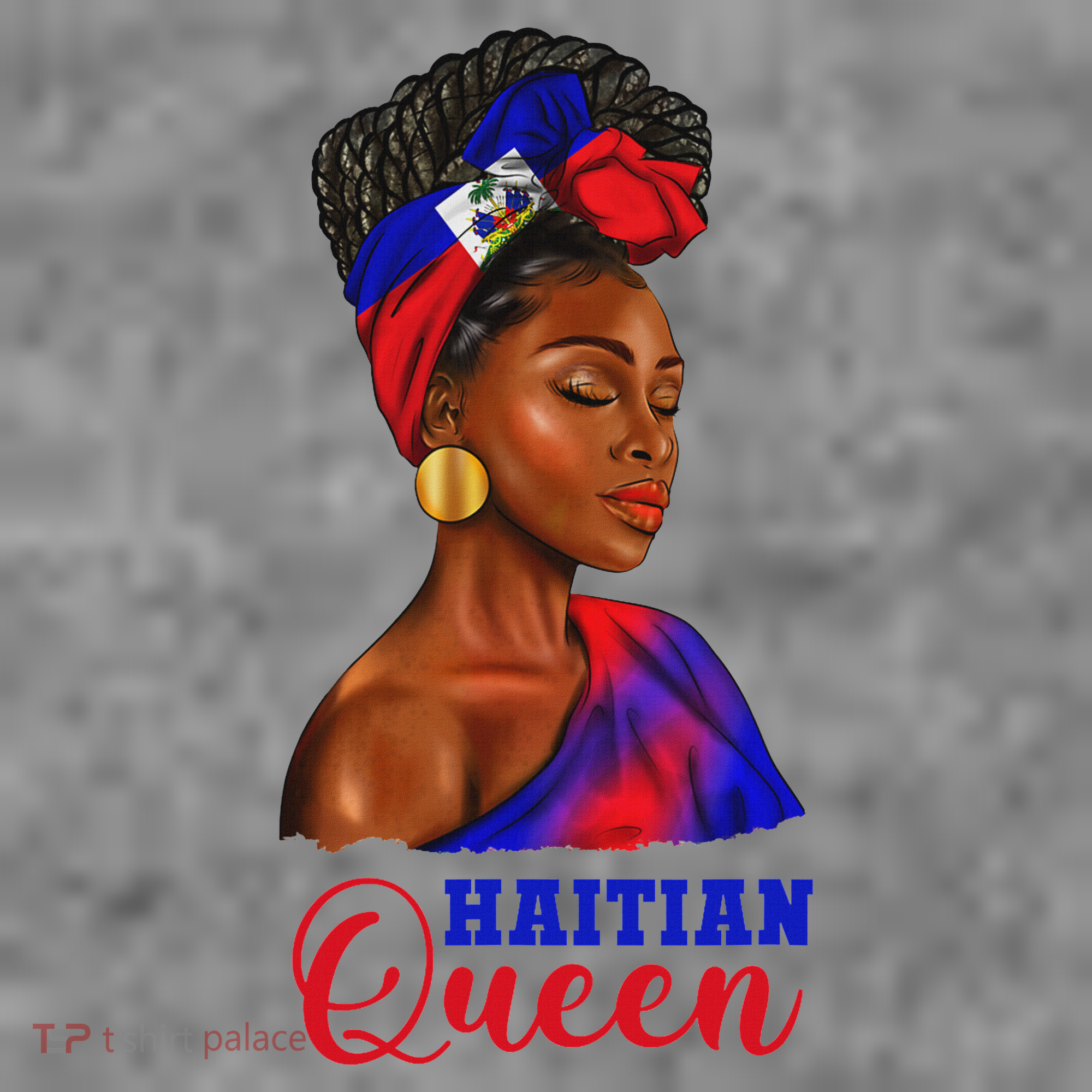 Haitian Queen Black Woman Haiti Independence Day Toddler Hoodie