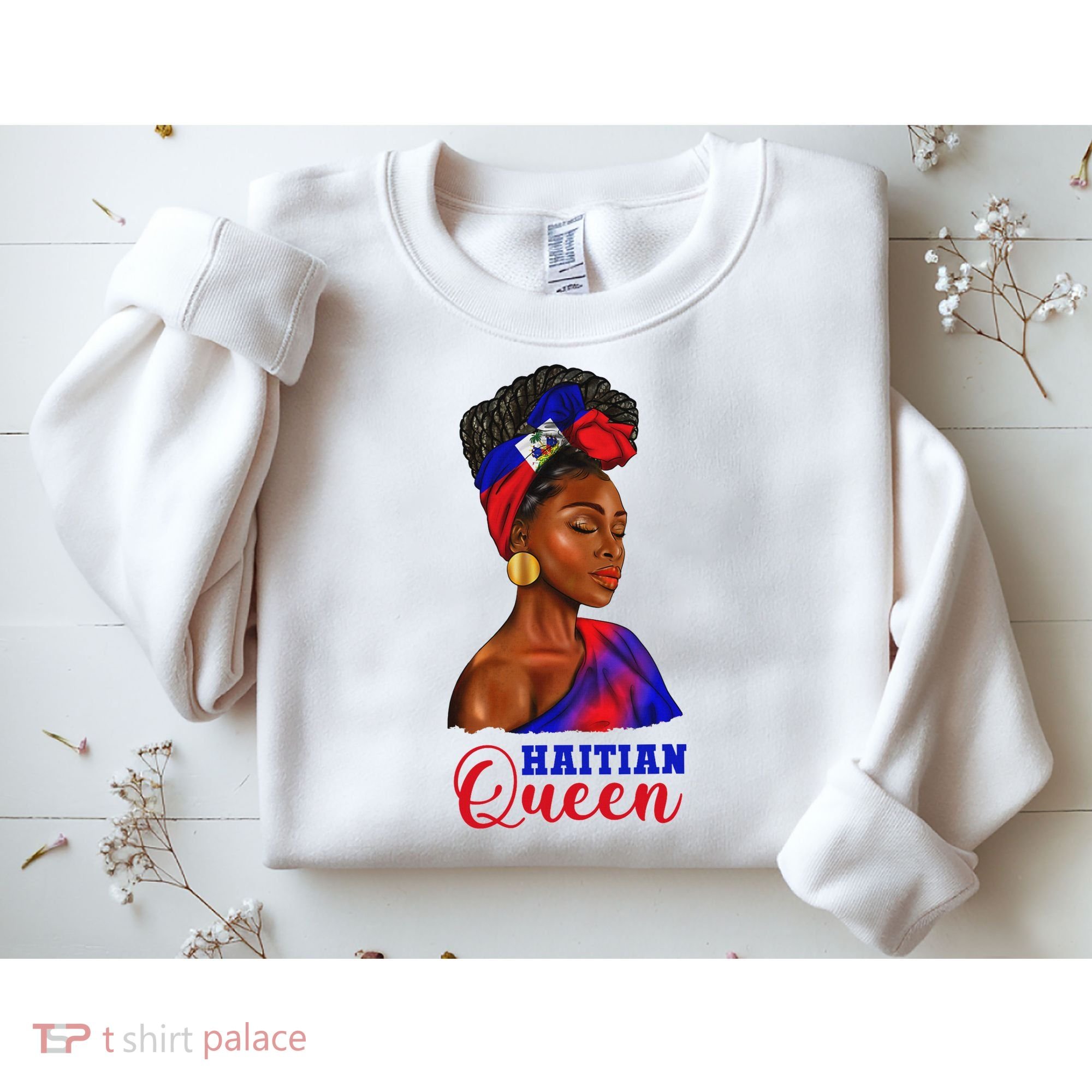 Haitian Queen Black Woman Haiti Independence Day Sweatshirt