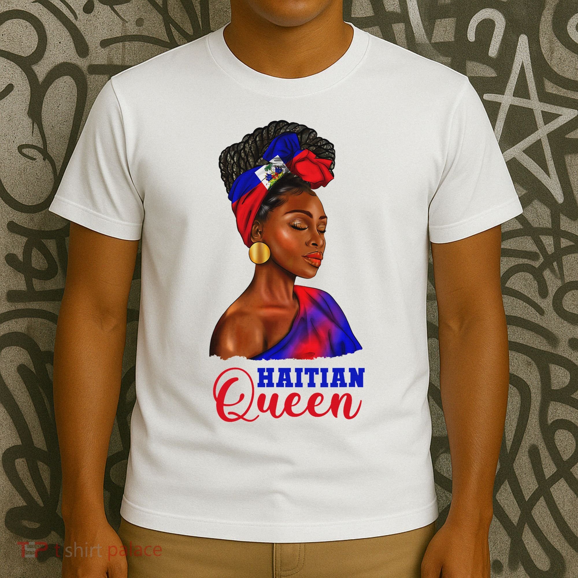 Haitian Queen Black Woman Haiti Independence Day T-Shirt