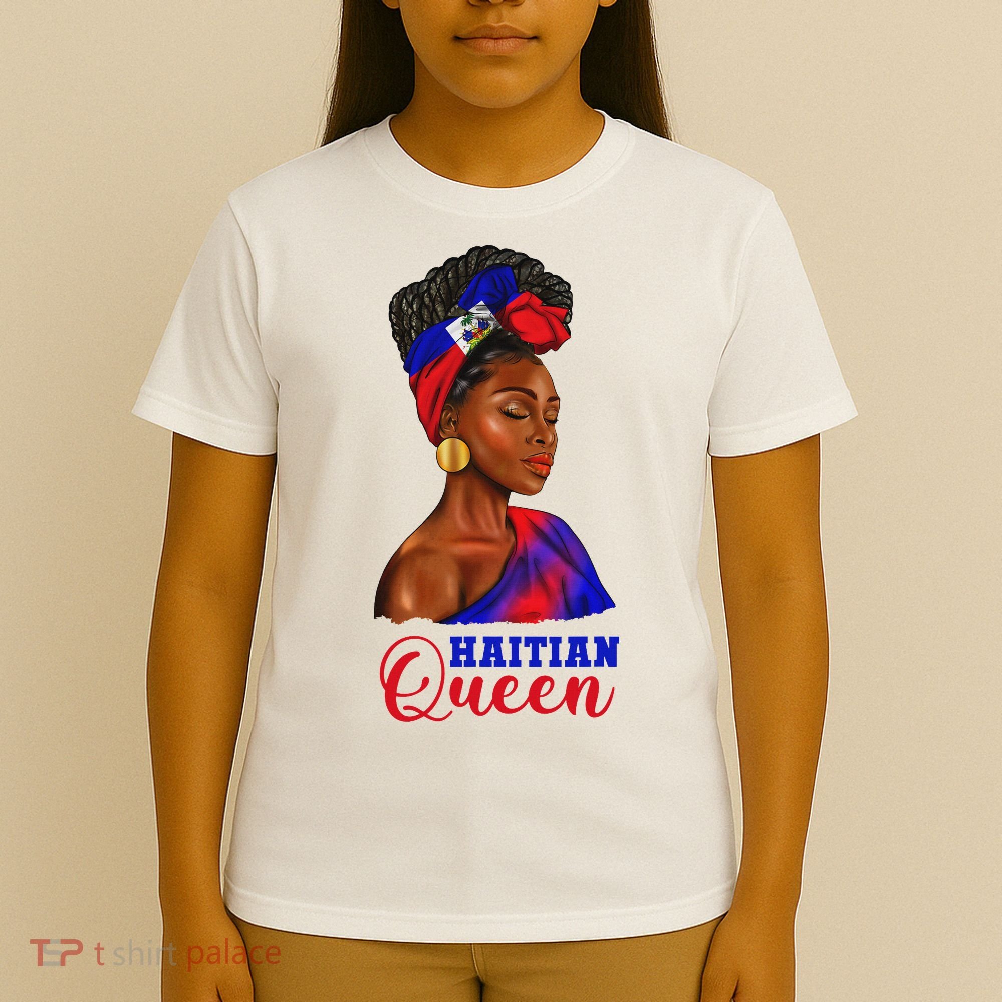 Haitian Queen Black Woman Haiti Independence Day T-Shirt