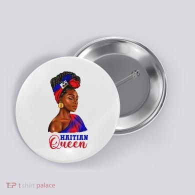 Haitian Queen Black Woman Haiti Independence Day Button