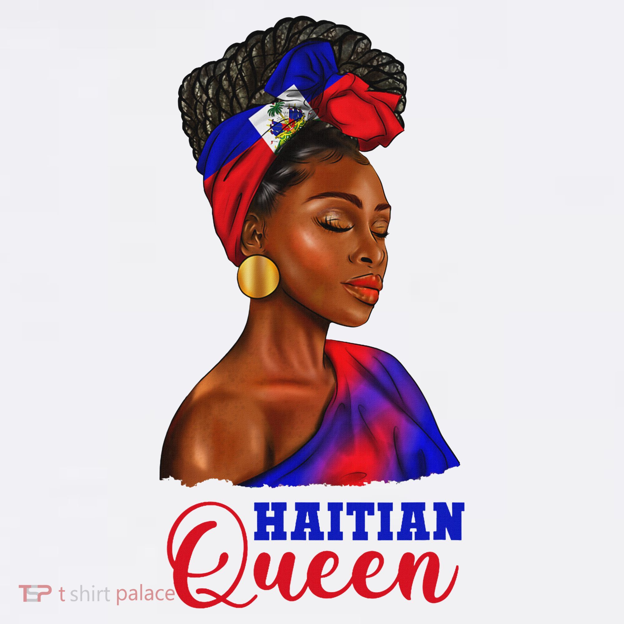 Haitian Queen Black Woman Haiti Independence Day Mousepad
