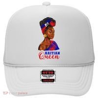 Haitian Queen Black Woman Haiti Independence Day Hat thumb 0