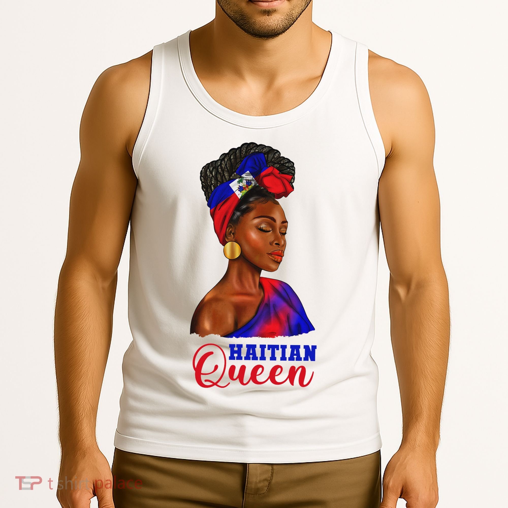 Haitian Queen Black Woman Haiti Independence Day Tank Top