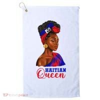 Haitian Queen Black Woman Haiti Independence Day Golf Towel thumb 0