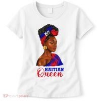 Haitian Queen Black Woman Haiti Independence Day Women's T-Shirt thumb 0