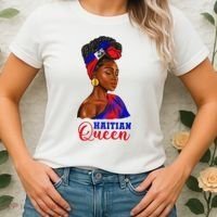 Haitian Queen Black Woman Haiti Independence Day Women's T-Shirt thumb 2