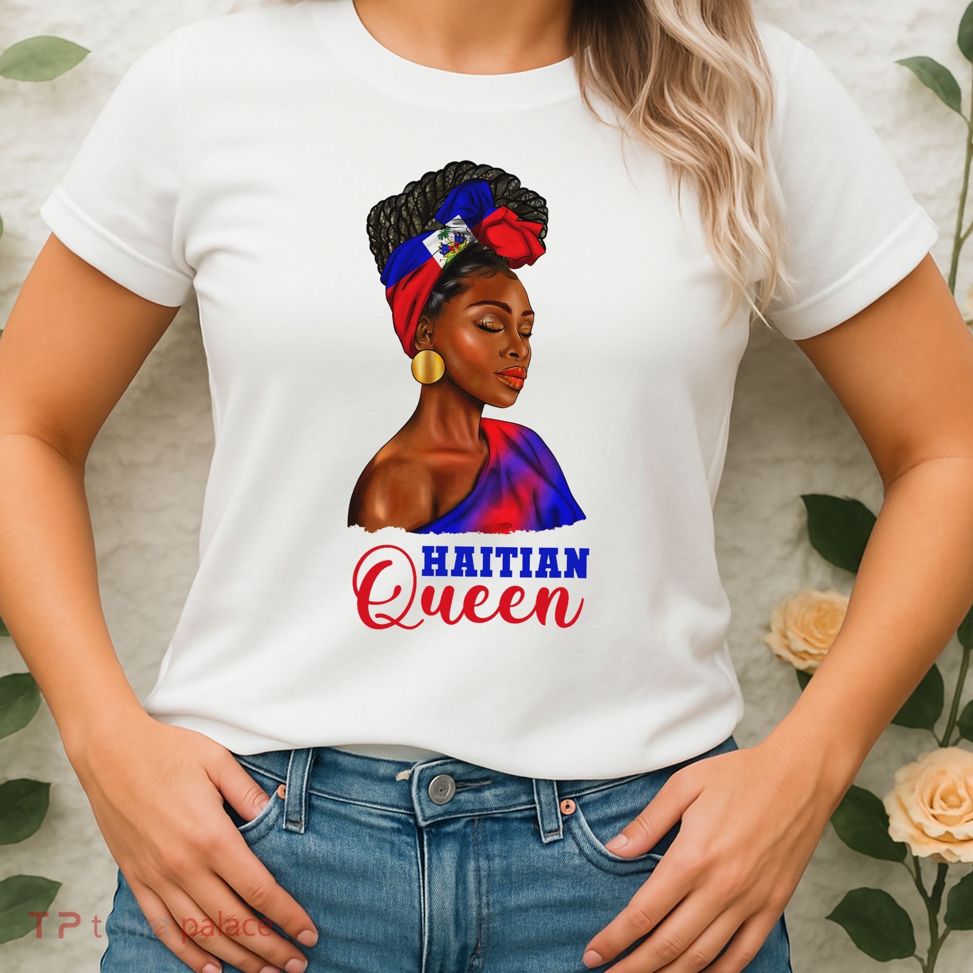 Haitian Queen Black Woman Haiti Independence Day Women's T-Shirt