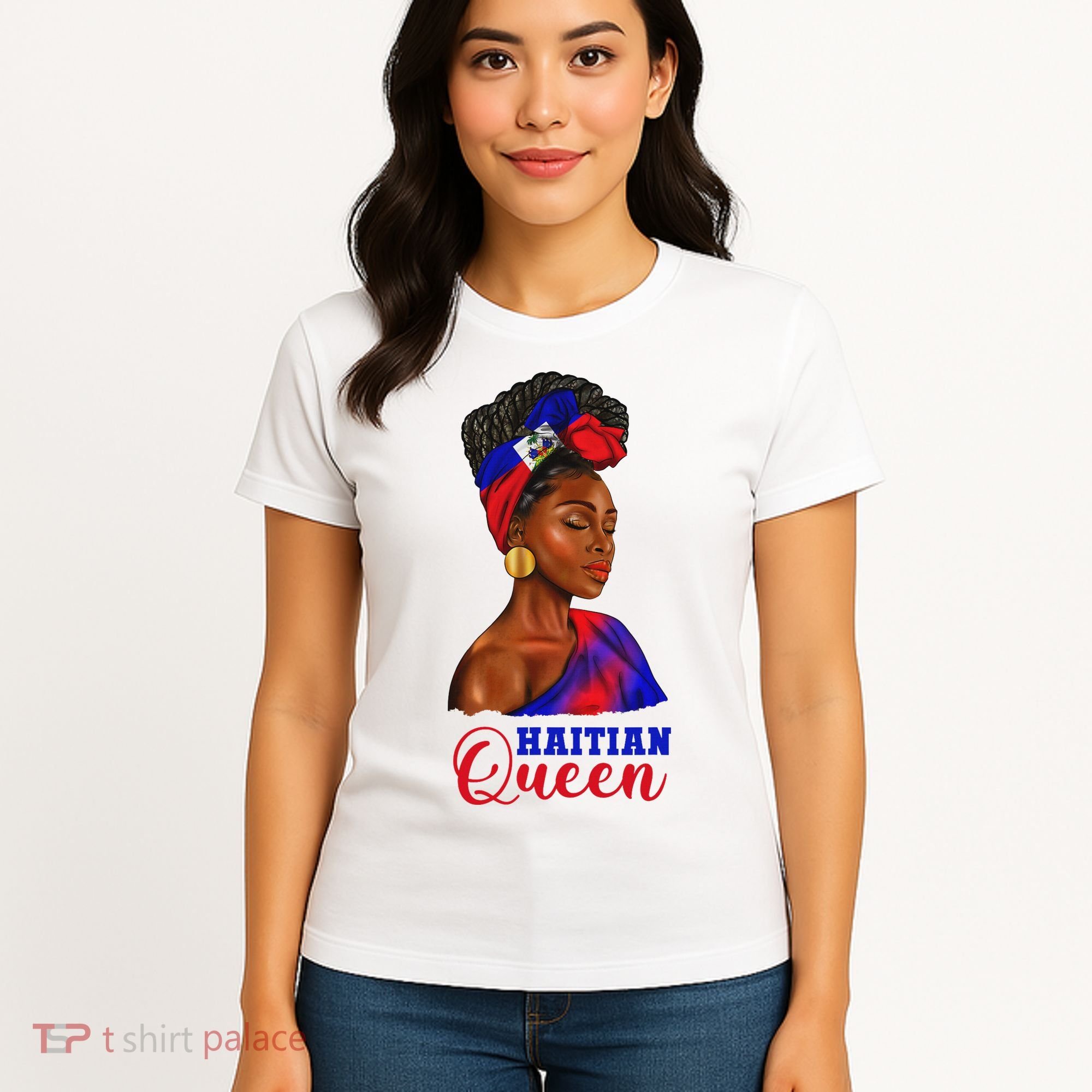 Haitian Queen Black Woman Haiti Independence Day Women's T-Shirt