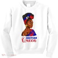 Haitian Queen Black Woman Haiti Independence Day Kids Sweatshirt thumb 0