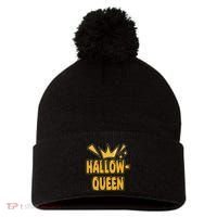 Hallow Queen Halloween Lover Pom Pom 12in Knit Beanie thumb 0