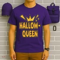 Hallow Queen Halloween Lover T-Shirt thumb 6