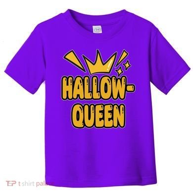 Hallow Queen Halloween Lover Toddler T-Shirt