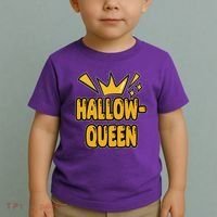 Hallow Queen Halloween Lover Toddler T-Shirt thumb 2