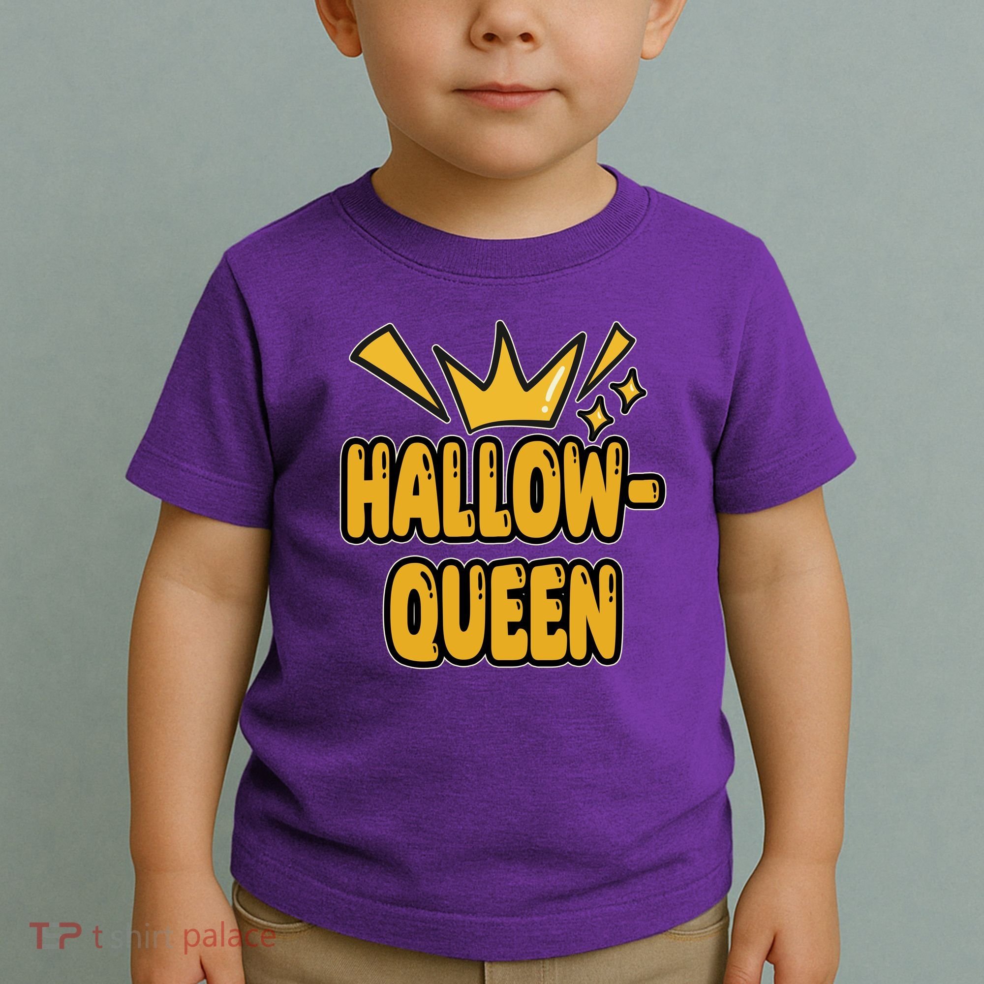 Hallow Queen Halloween Lover Toddler T-Shirt
