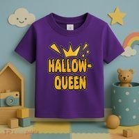 Hallow Queen Halloween Lover Toddler T-Shirt thumb 3