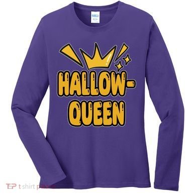 Hallow Queen Halloween Lover Women's Long Sleeve Shirt