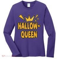 Hallow Queen Halloween Lover Women's Long Sleeve Shirt thumb 0