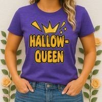 Hallow Queen Halloween Lover Women's T-Shirt thumb 2
